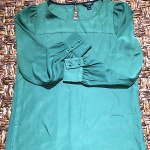 J. Crew Factory Blouse Puffy Shoulder